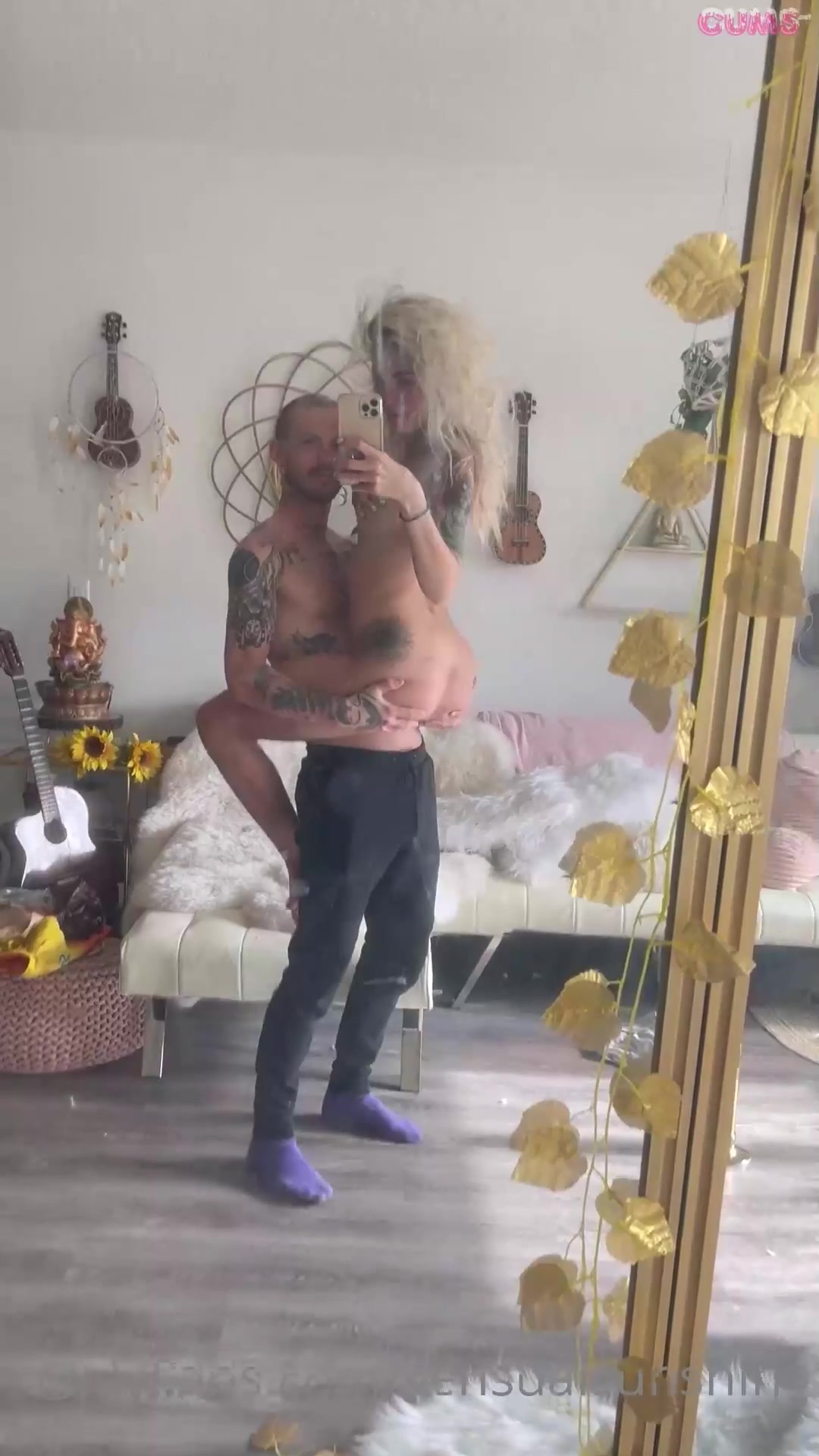 Shanin Blake Fuck Boyfriend In Front Of The Mirror Hot Sex Tape