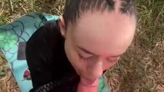 Lara Rose (@Princess Poppy)  Onlyfans – Suck Big Cock Outdoor
