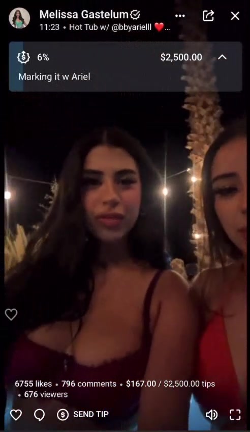 Melissagstm Lesbian In Pool –  Onlyfans