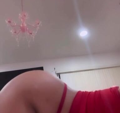 Melissagstm Onlyfans  – Sexy Red Underwear Hot Ass